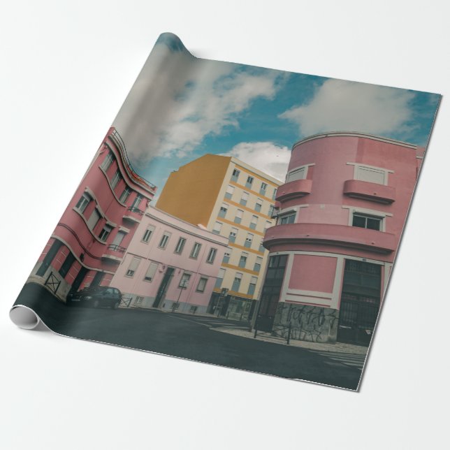 FARBSTADT GESCHENKPAPIER (Ungerollt)