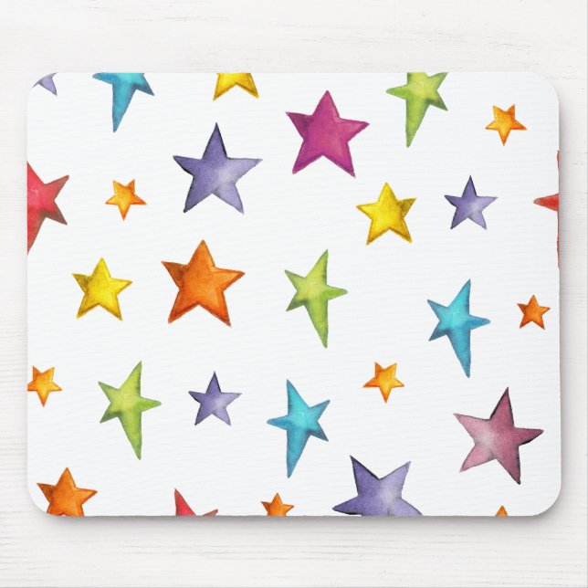 Farbsterne Mousepad (Vorne)