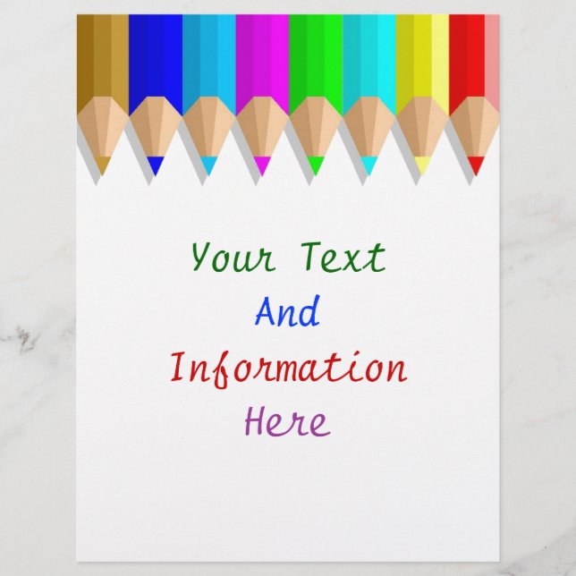 Farbstift-Flyer Flyer (Vorne)