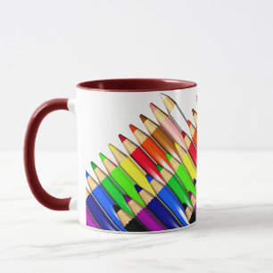 Farbstift-Stifte Tasse