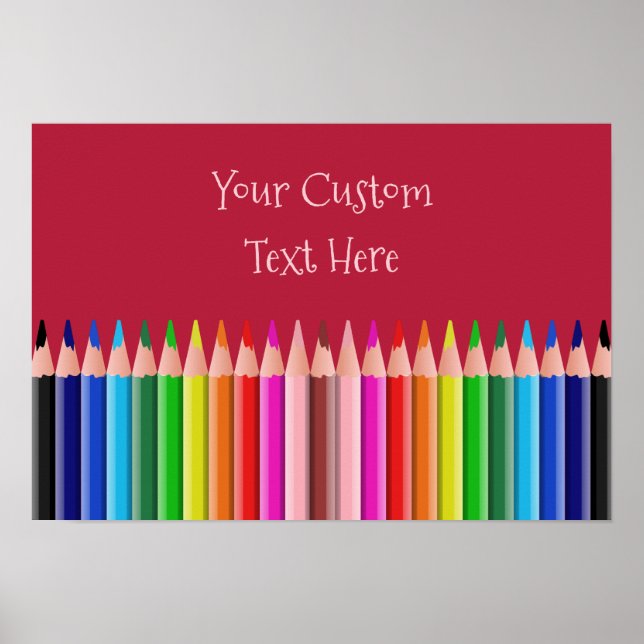 Farbstifte Poster (Vorne)