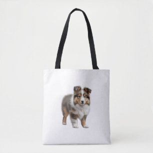 Farbstiftskizze eines Shetland Sheepdog. Essen Tasche
