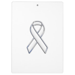 Farbstil Weißes Band-Bewusstsein Klemmbrett