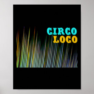 Farbstreifen Circo-Aufkleber Poster