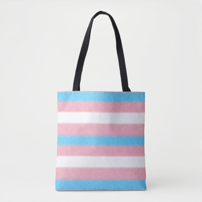 Farbstreifen für den Transgender-Pride-Flag mit we Tasche (Vorderseite)