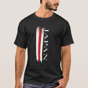 Farbstreifen für japanische Flaggen T-Shirt