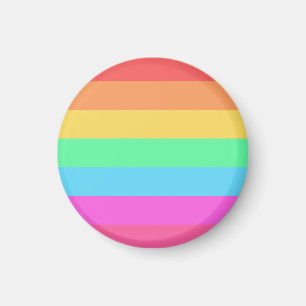 Farbstreifen für Pastell-Regenbogen Magnet