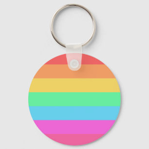 Farbstreifen für Pastell-Regenbogen Schlüsselanhänger