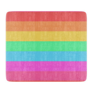 Farbstreifen für Pastell-Regenbogen Schneidebrett