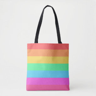 Farbstreifen für Pastell-Regenbogen Tasche