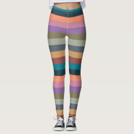Farbstreifen in bunten Pastellfarben... Leggings