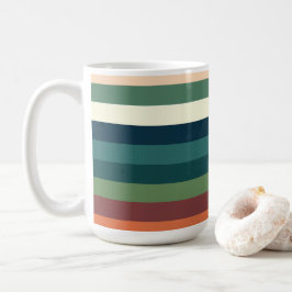 Farbstreifen Kaffeetasse