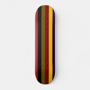 Farbstreifenmuster Skateboard