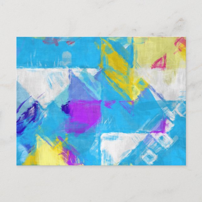 Farbstruktur Postkarte (Vorderseite)