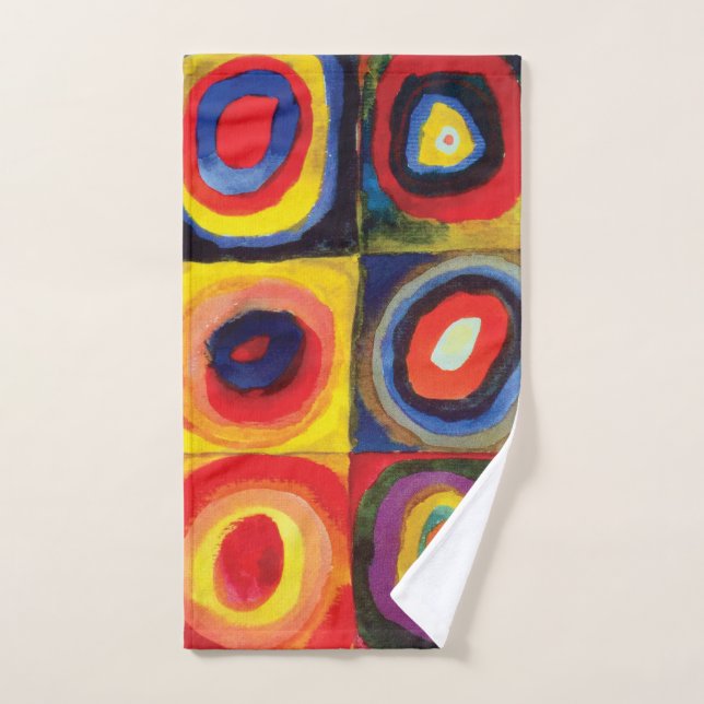 Farbstudie durch Wassily Kandinsky Handtuch (Handtuch)