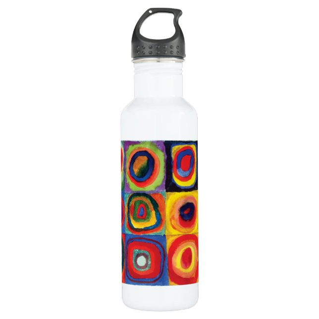 Farbstudie von Wassily Kandinsky Edelstahlflasche (Vorderseite)