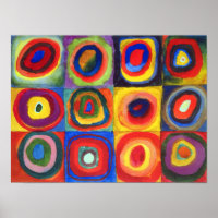 Farbstudie von Wassily Kandinsky