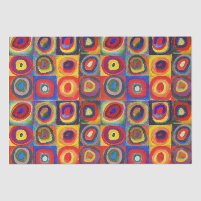 Farbstudie von Wassily Kandinsky Seidenpapier (Vorderseite)