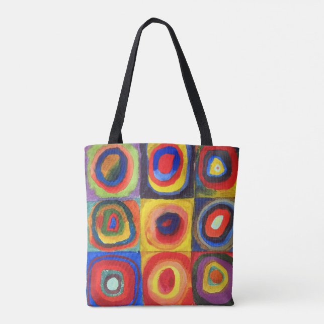 Farbstudie von Wassily Kandinsky Tasche (Rückseite)