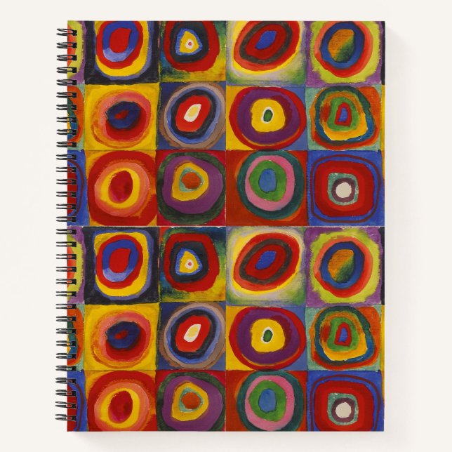 Farbstudie - Wassily Kandinsky Notizbuch (Vorderseite)