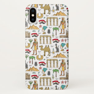 Farbsymbole von Ägypten-Muster Case-Mate iPhone Hülle