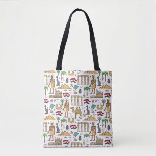 Farbsymbole von Ägypten-Muster Tasche