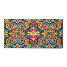 Farbsymphonie Mandala – Kräftige psychedelische Bl
