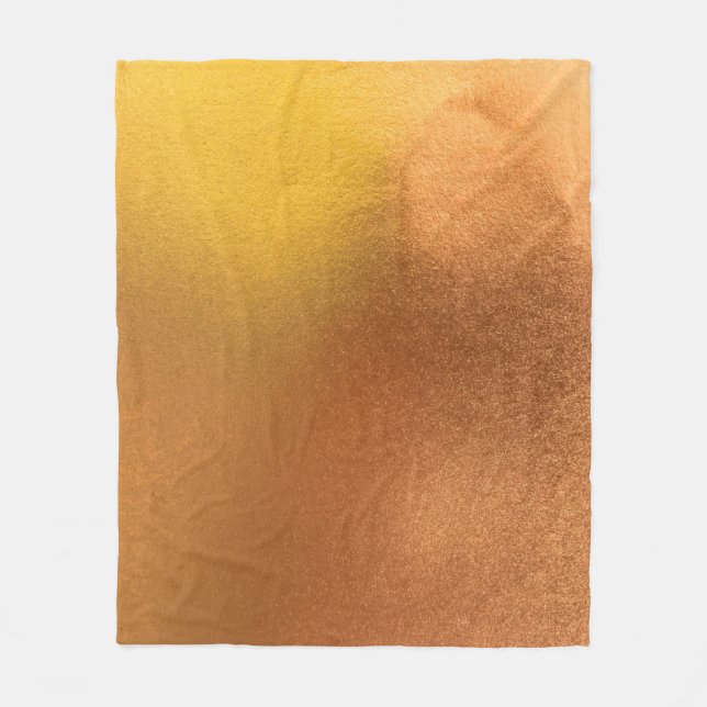 Farbtextur aus Gold oder Folie abstrakt, und Fleecedecke (Vorderseite)