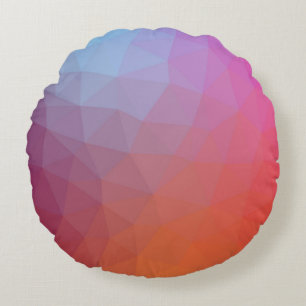 Farbthema Mosaik abstrakt Hintergrundabstrakt,Bac Rundes Kissen