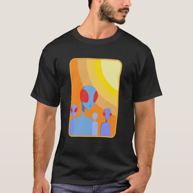 Farbtheorie Aliens  T-Shirt (Vorderseite)
