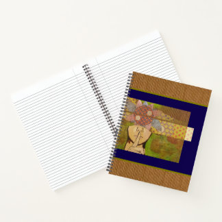 Farbtheorie & Collage Spirale Notebook Notizbuch