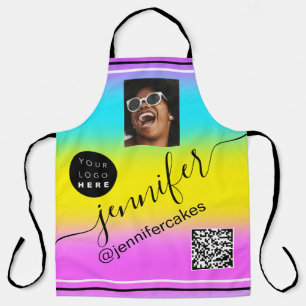 Farbtherapie mit dem benutzerdefinierten Foto-Logo Schürze