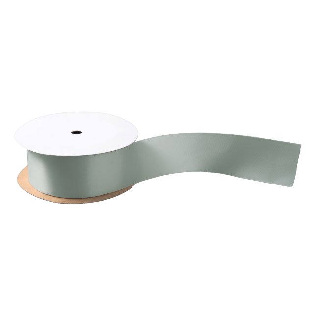 Farbtiefe Grün, Minimalistisch Satinband (Spule)