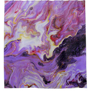 Farbton Acrylfarbe, abstrakt. Duschvorhang