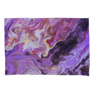 Farbton Acrylfarbe, abstrakt. Kissenbezug