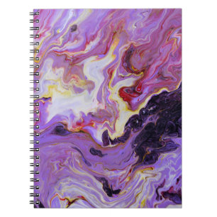 Farbton Acrylfarbe, abstrakt. Notizblock