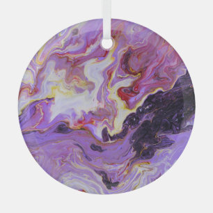 Farbton Acrylfarbe, abstrakt. Ornament Aus Glas
