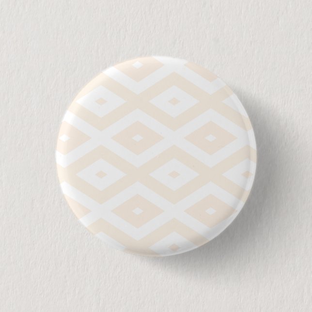Farbton Beige und Weiß Button (Vorderseite)