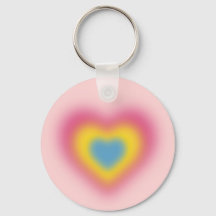 Farbton der Pansexual-Fahne auf verschwommenem Her