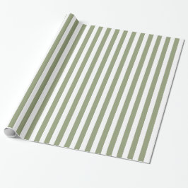 Farbton grün und weiß gestreifte neutrale Farben Geschenkpapier