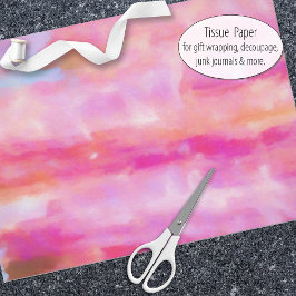 Farbtöne abstrakter Kunstmalerei in Rosa Seidenpapier