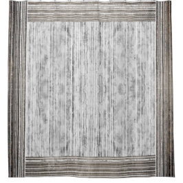 Farbtöne aus grauem Marmor und Streifen Duschvorhang