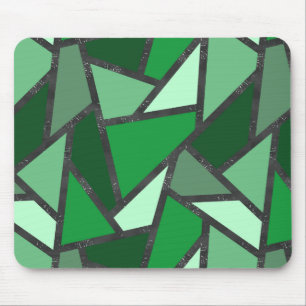 Farbtöne aus grün gefärbtem Glas Mousepad