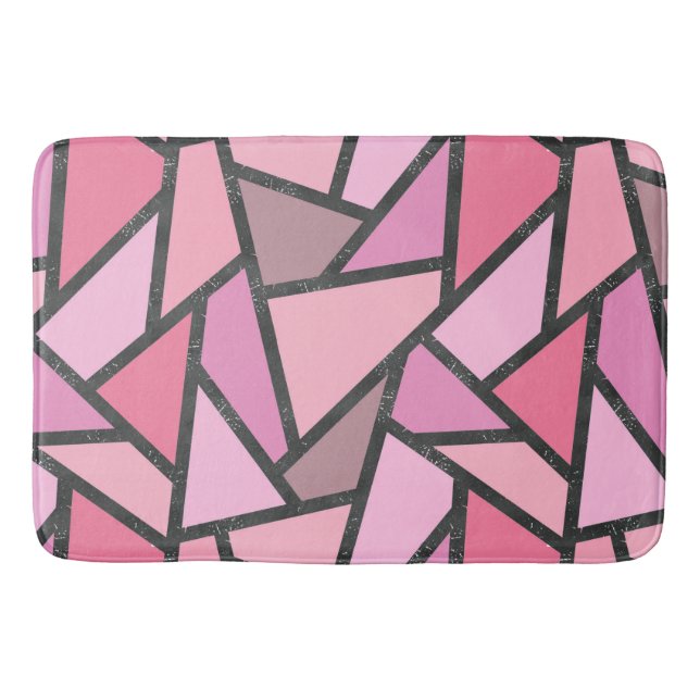 Farbtöne aus Korallenglas Badematte (Vorderseite)