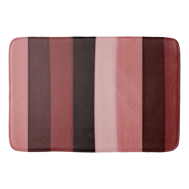Farbtöne aus rosa Streifen Badematte (Vorderseite)