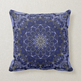 Farbtöne des Blauen Tapezierkissen Kissen