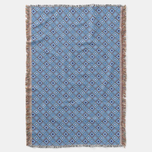 Farbtöne des Gemusterten Blattschiebers "Blue Diam Decke (Vorderseite Vertikal)