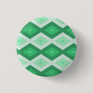 Farbtöne des grünen Diamantmusters Button