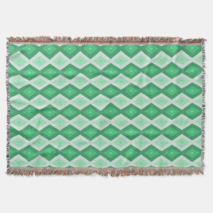 Farbtöne des grünen Diamantmusters Decke