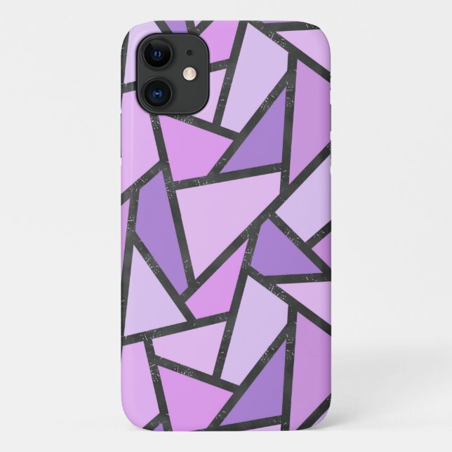 Farbtöne des lilac-farbenen Glasmusters Case-Mate iPhone Hülle (Rückseite)